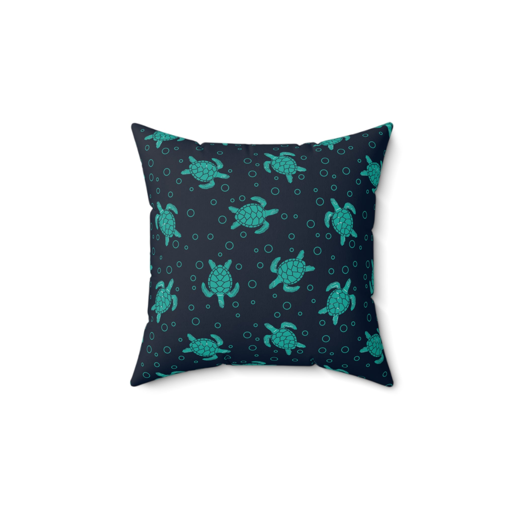 Sea Turtle Pattern Pillow | Decorative Throw Pillow
