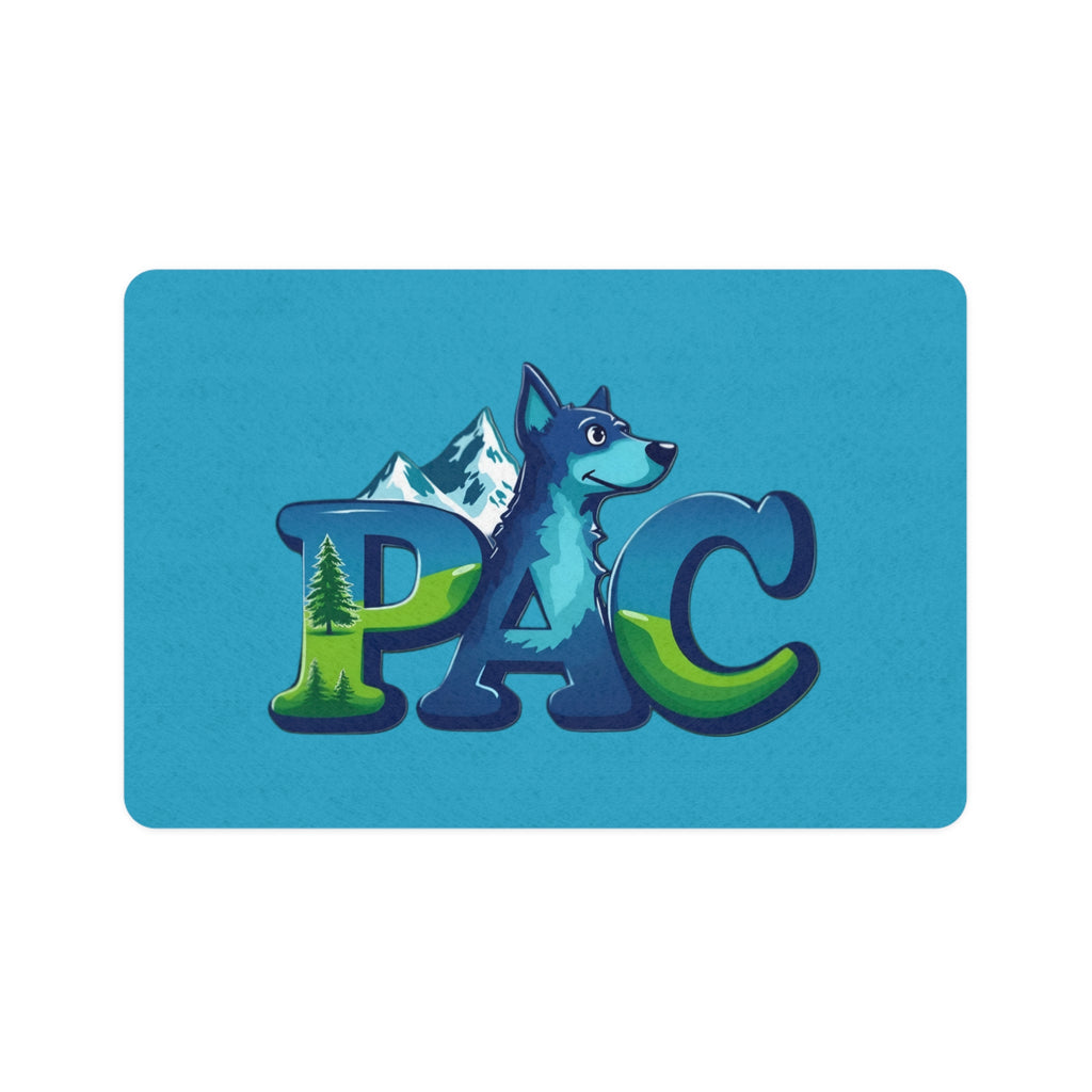 Puppy Adventure Center | Pet Food Mat | Turquoise