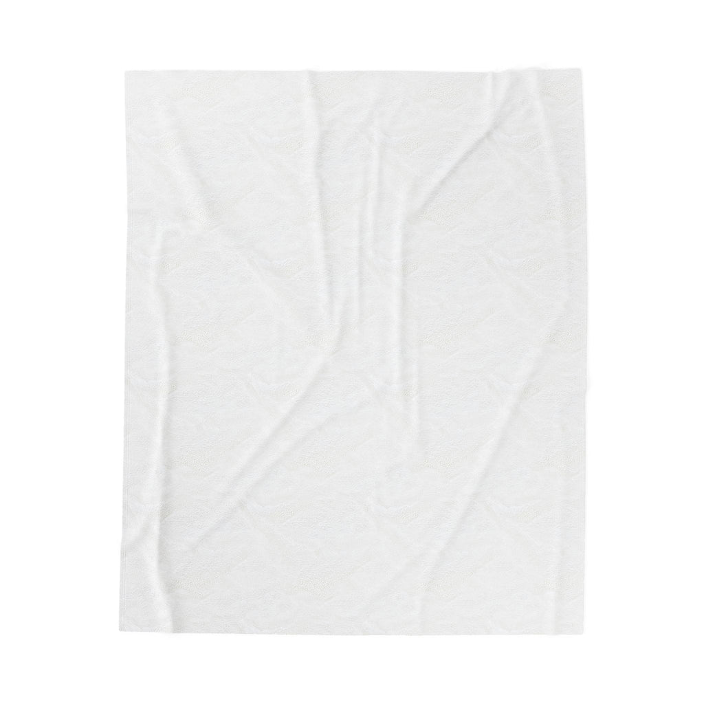 Paw Print Velveteen Plush Blanket – Cozy Pet Lover Throw