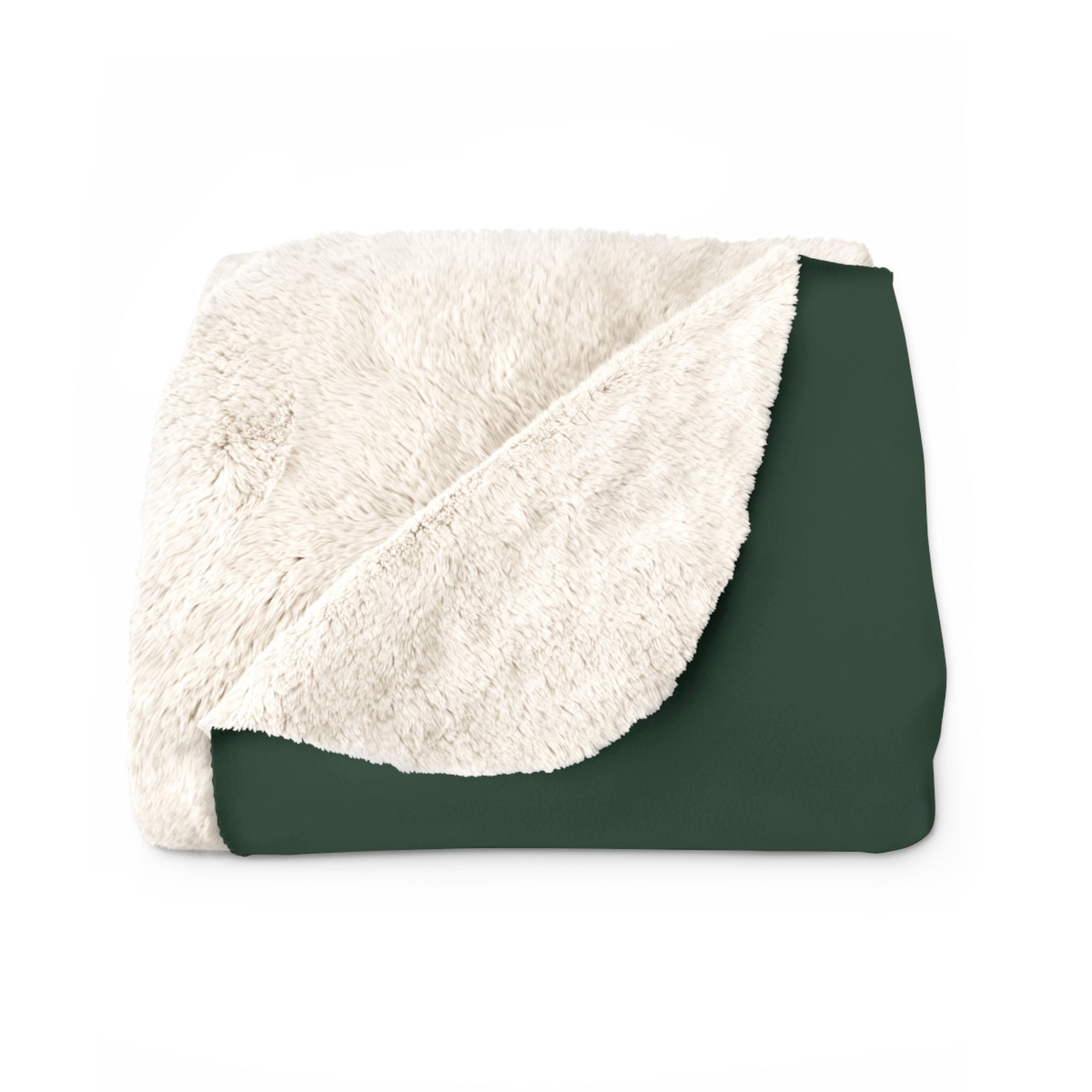 Puppy Adventure Center | Sherpa Fleece Blanket | Green