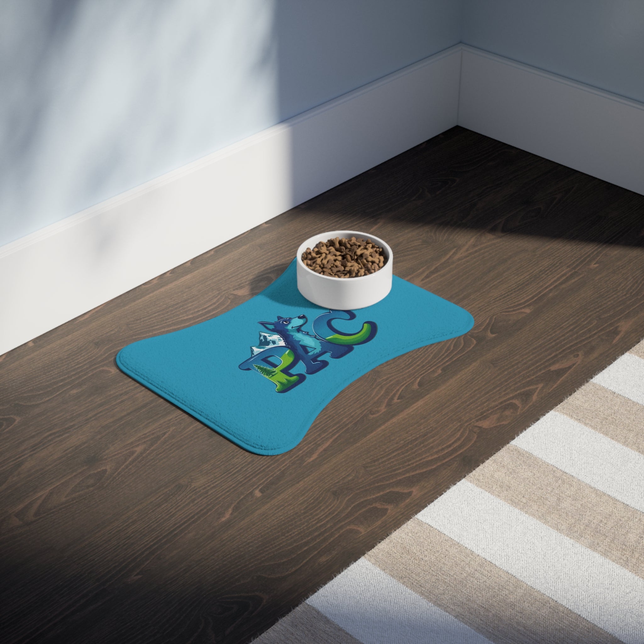 Puppy Adventure Center | Pet Feeding Mats | Turquoise
