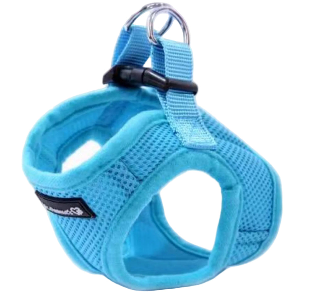 Mr. Peanut's PupTrek Soft Mesh Pet Harness with Matching Leash – Adjustable, Breathable, Choke-Free