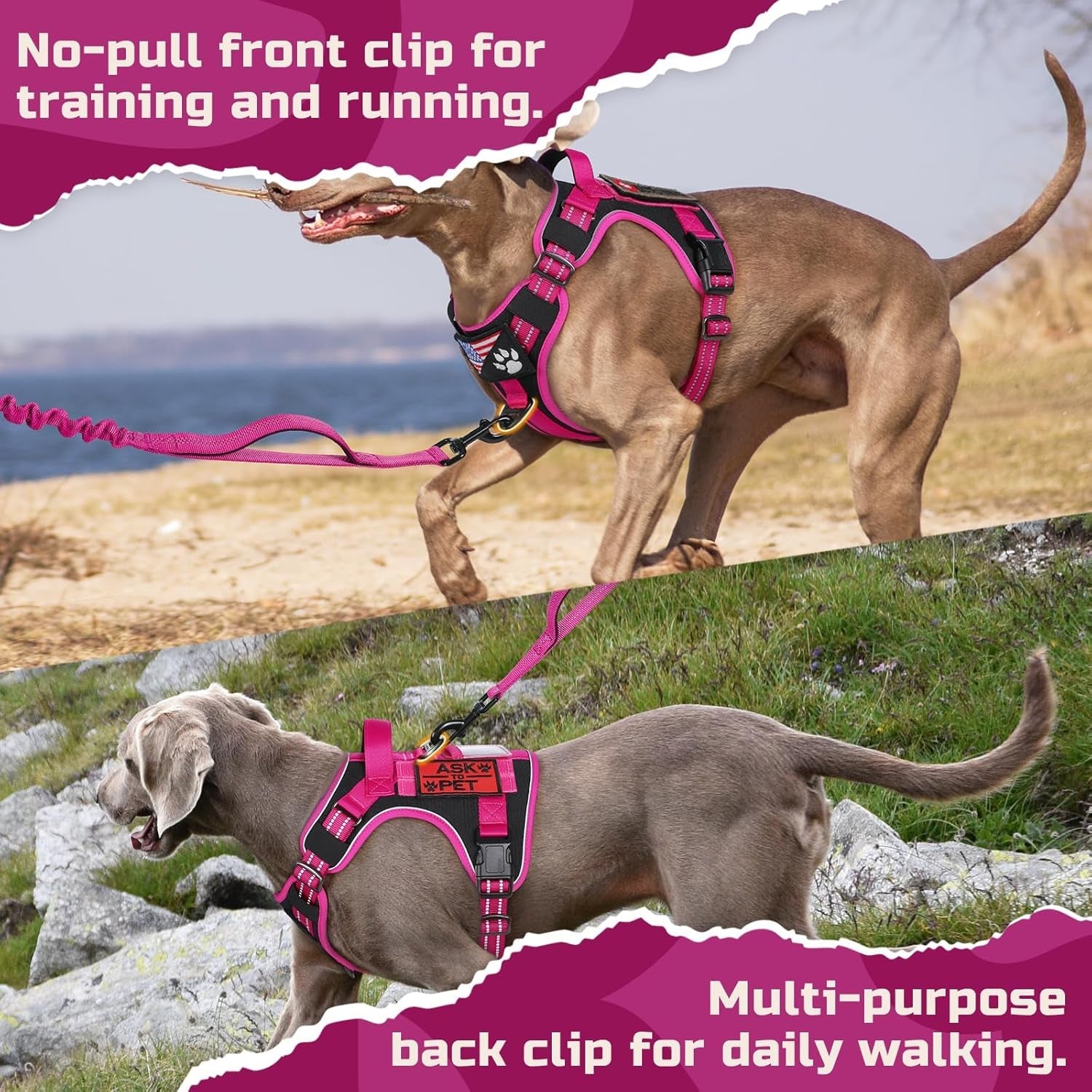 No Pull Tactical Dog Harness