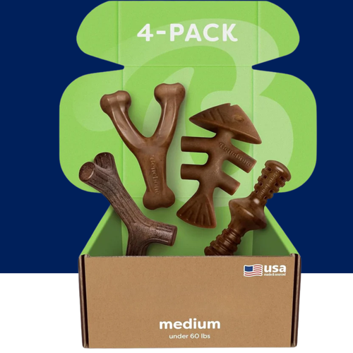4-Pack of Benebones | Dog Chew Toys