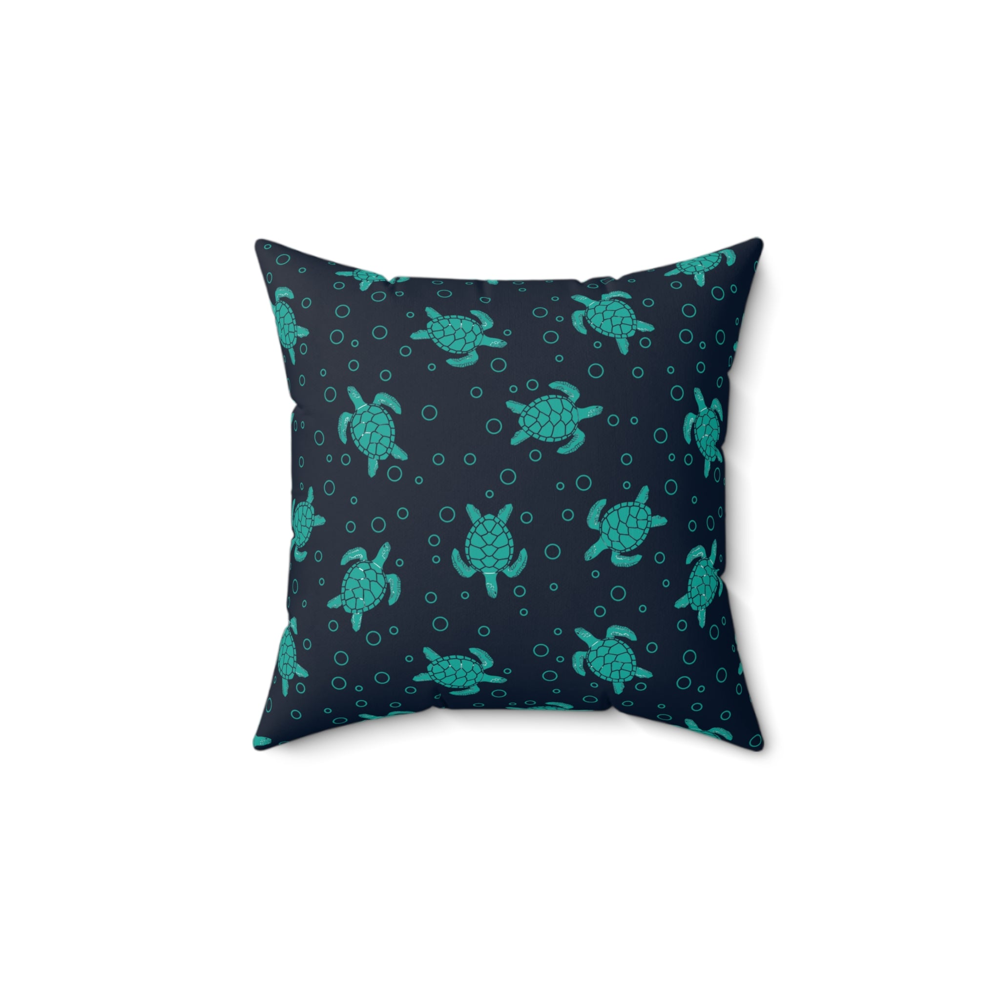 Sea Turtle Pattern Pillow | Decorative Throw Pillow