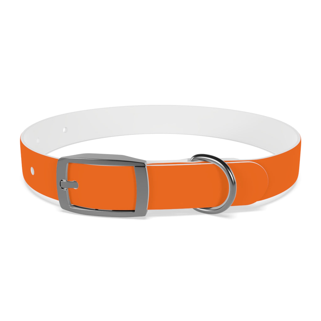 Durable Waterproof Dog Collar | Orange