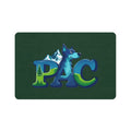 Puppy Adventure Center | Pet Food Mat | Green