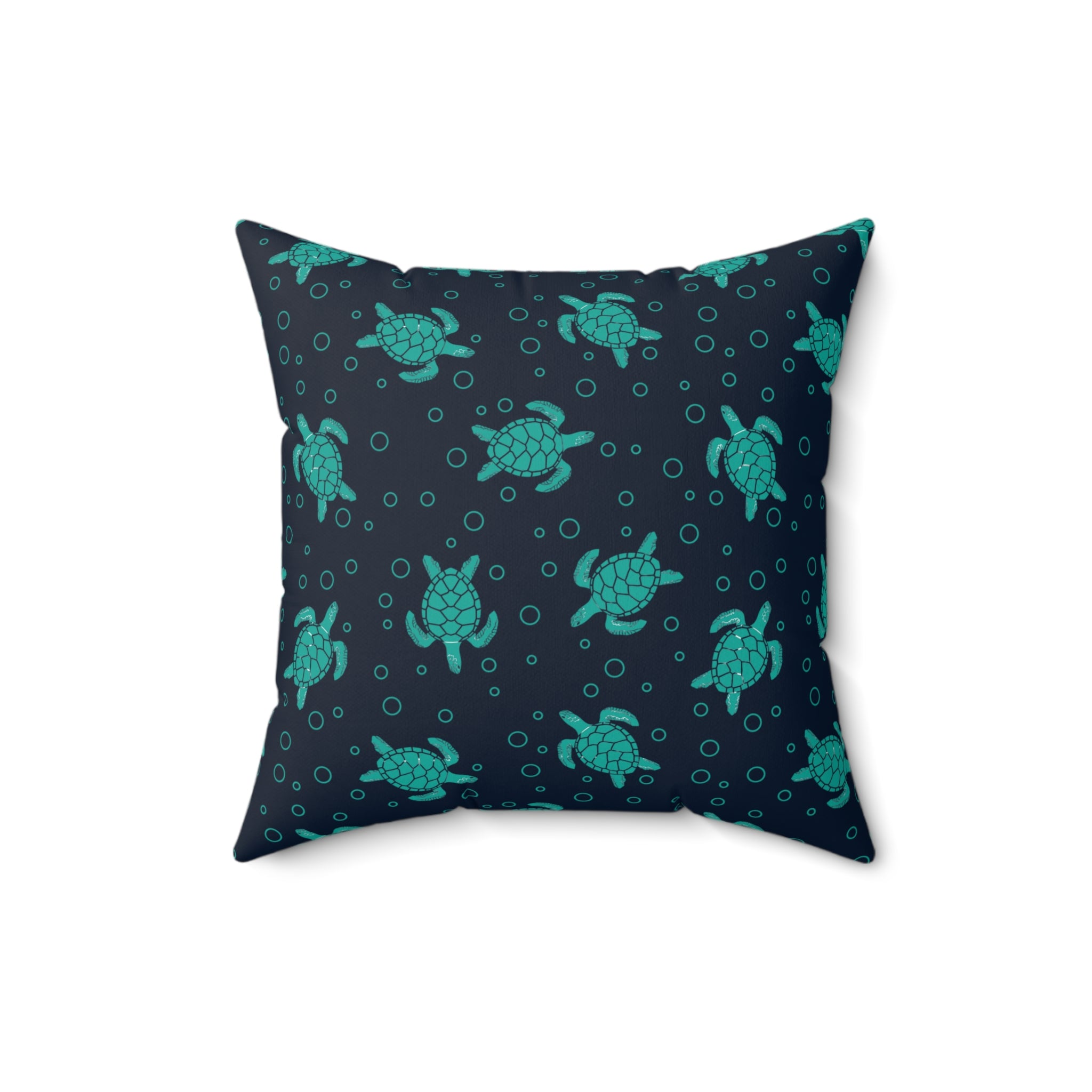 Sea Turtle Pattern Pillow | Decorative Throw Pillow