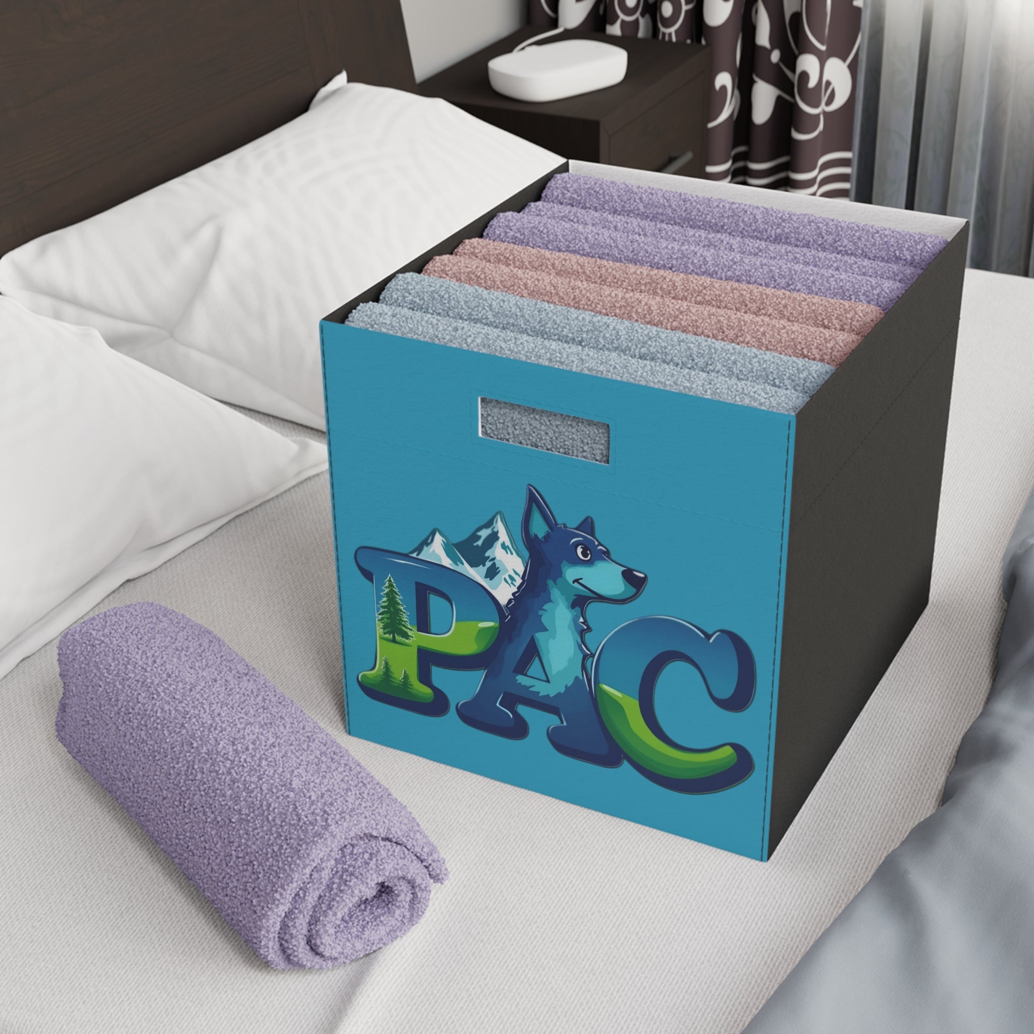 Puppy Adventure Center | Felt Toy Box | Turquoise