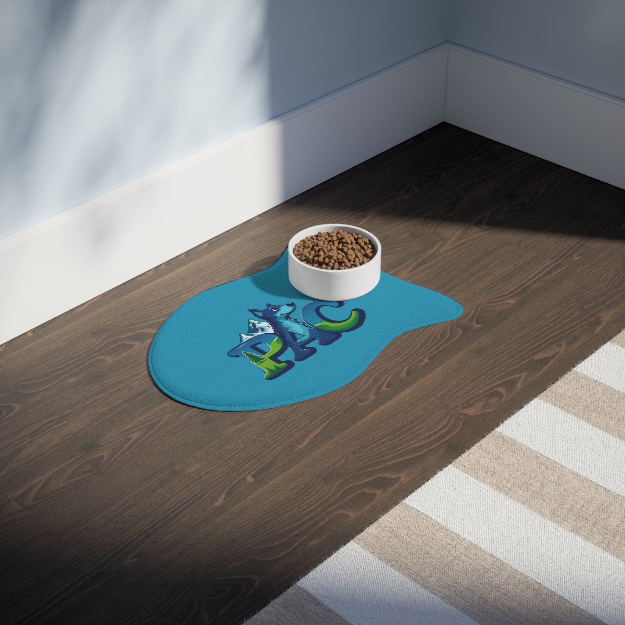 Puppy Adventure Center | Pet Feeding Mats | Turquoise