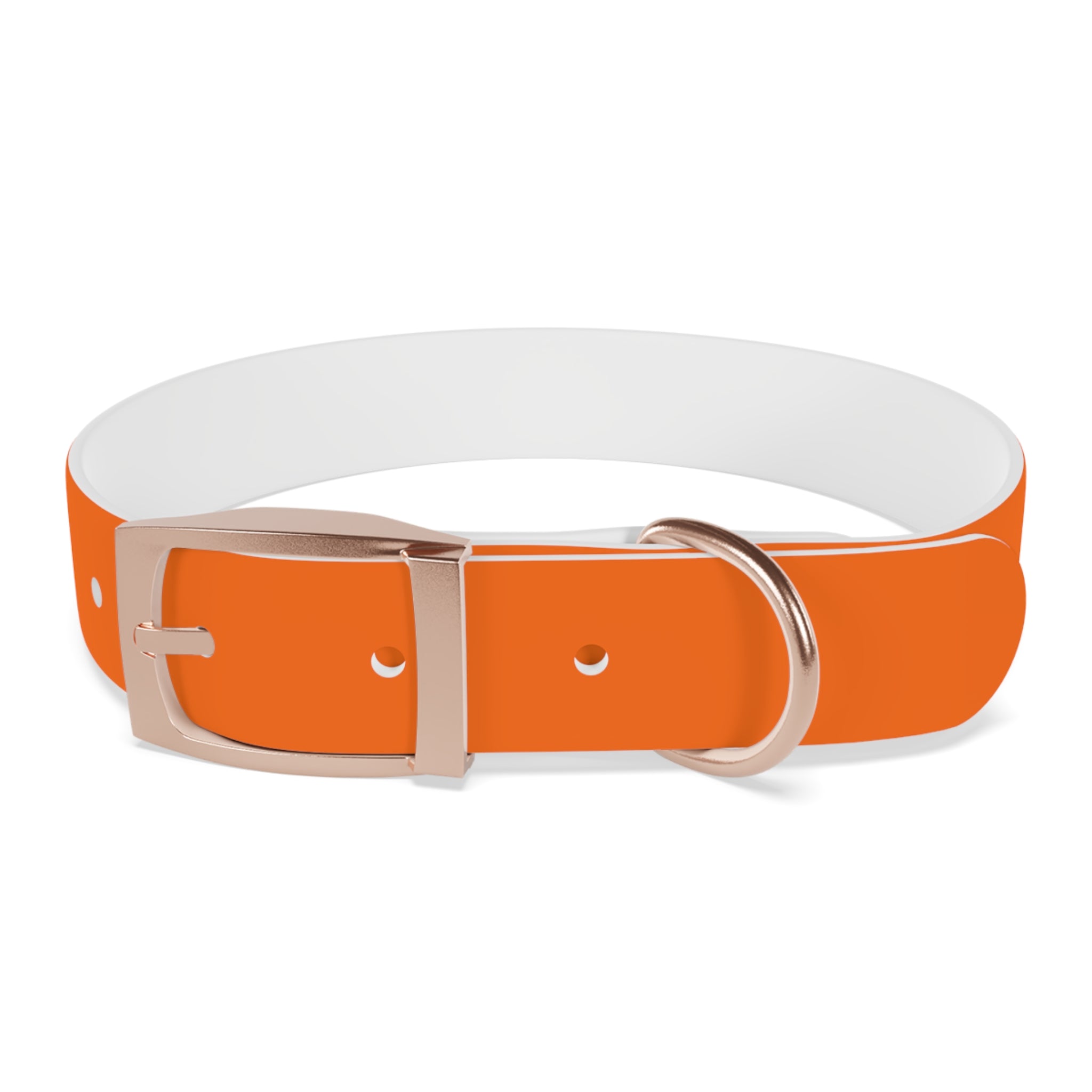 Durable Waterproof Dog Collar | Orange