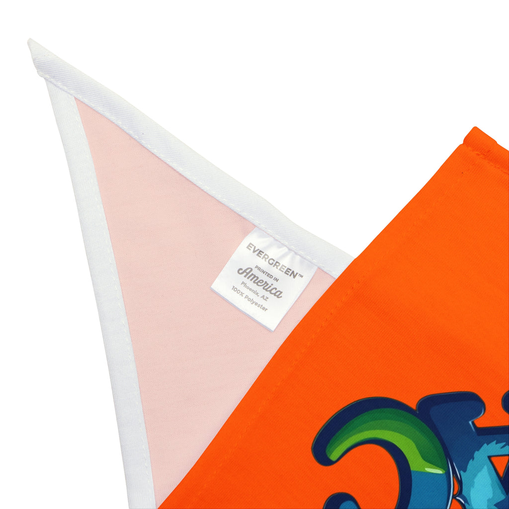 Puppy Adventure Center | Dog Bandana | Orange