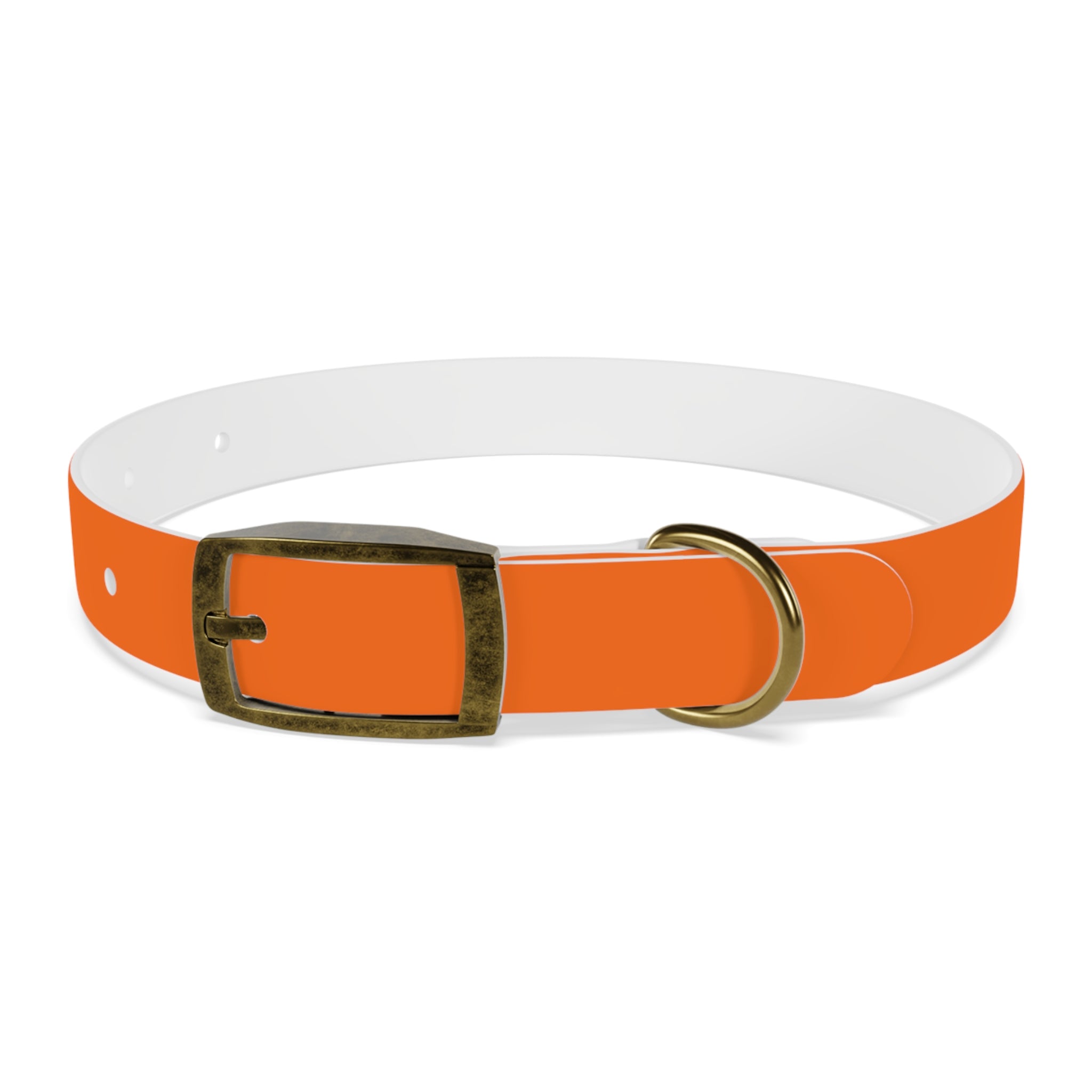Durable Waterproof Dog Collar | Orange