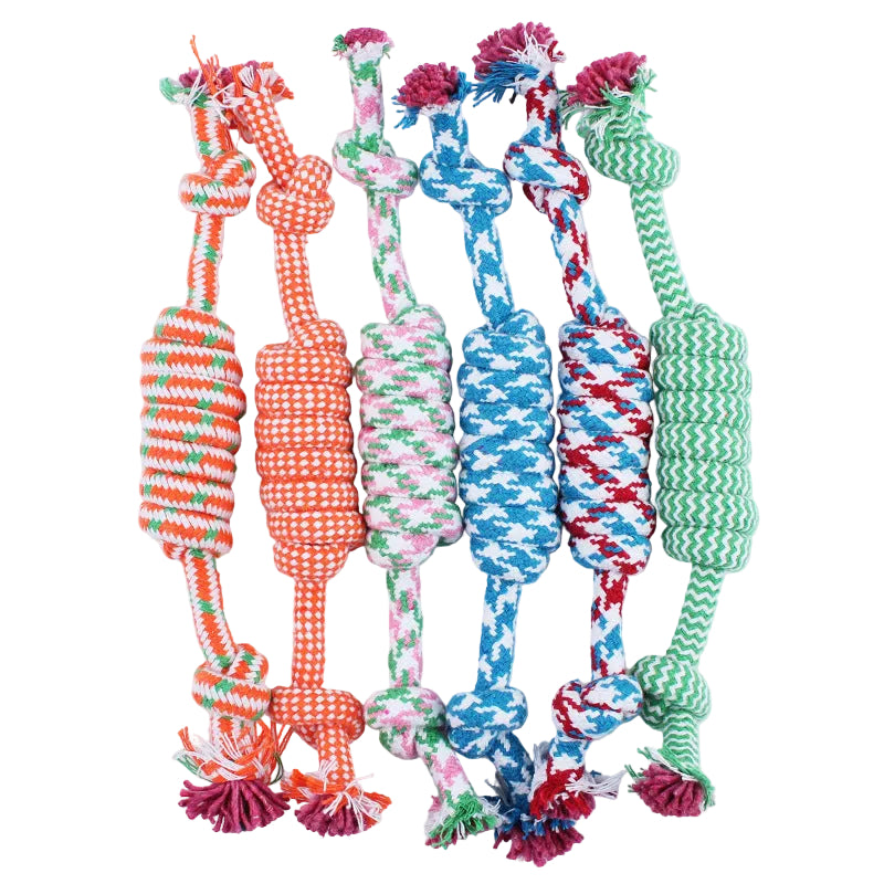 Product Description: Dog Chewing Durable Cotton Rope Toys for Small, Medium, and Large Dogs - Knot Toy for Pet Chewing Accessories