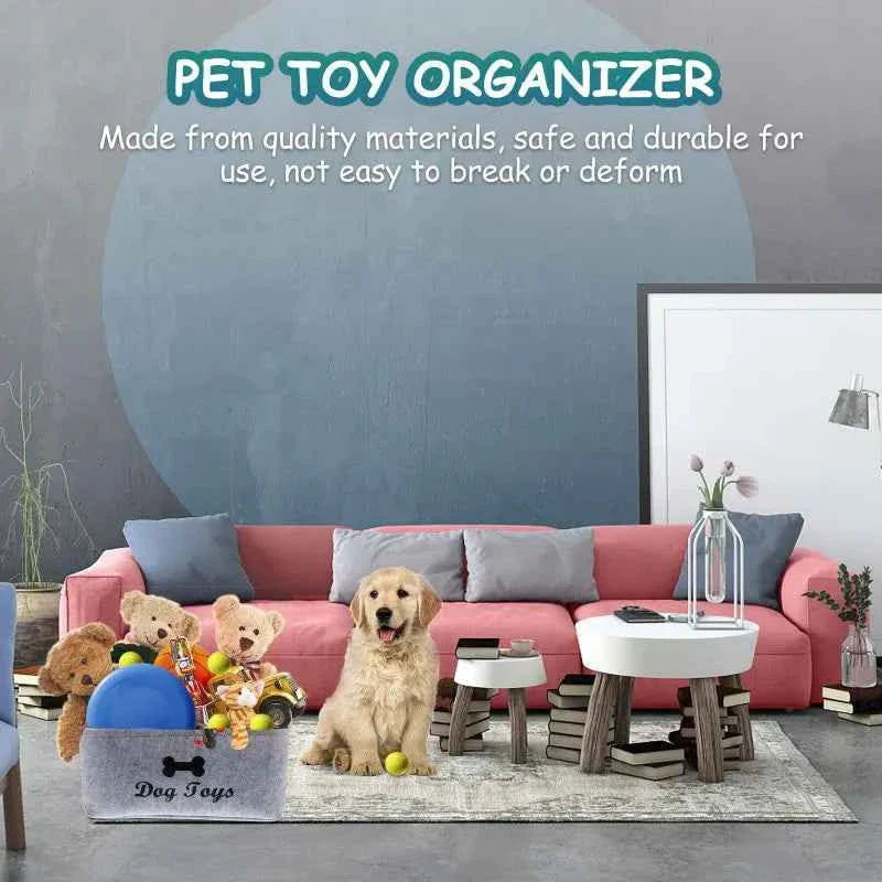 Dog Toy Storage Basket