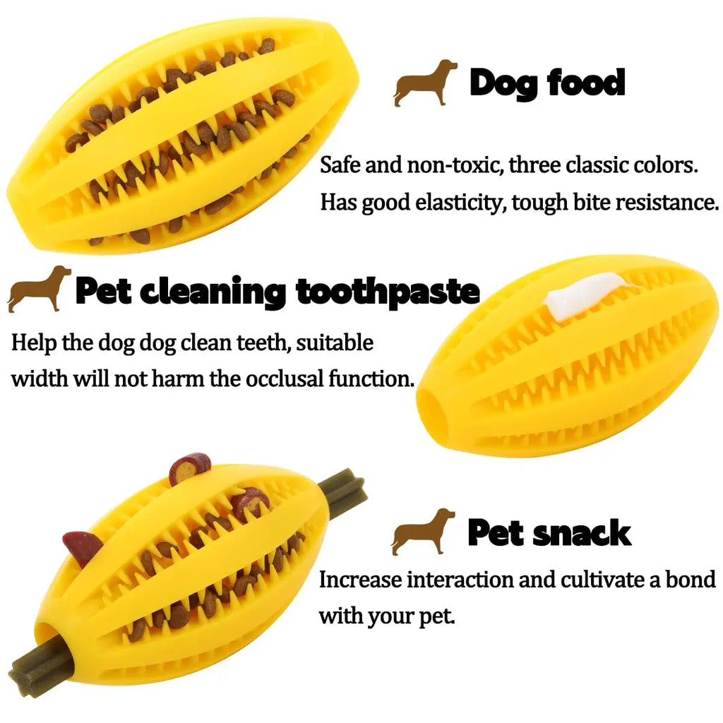 Dog Chew Toys Teeth Cleaning Snack Ball