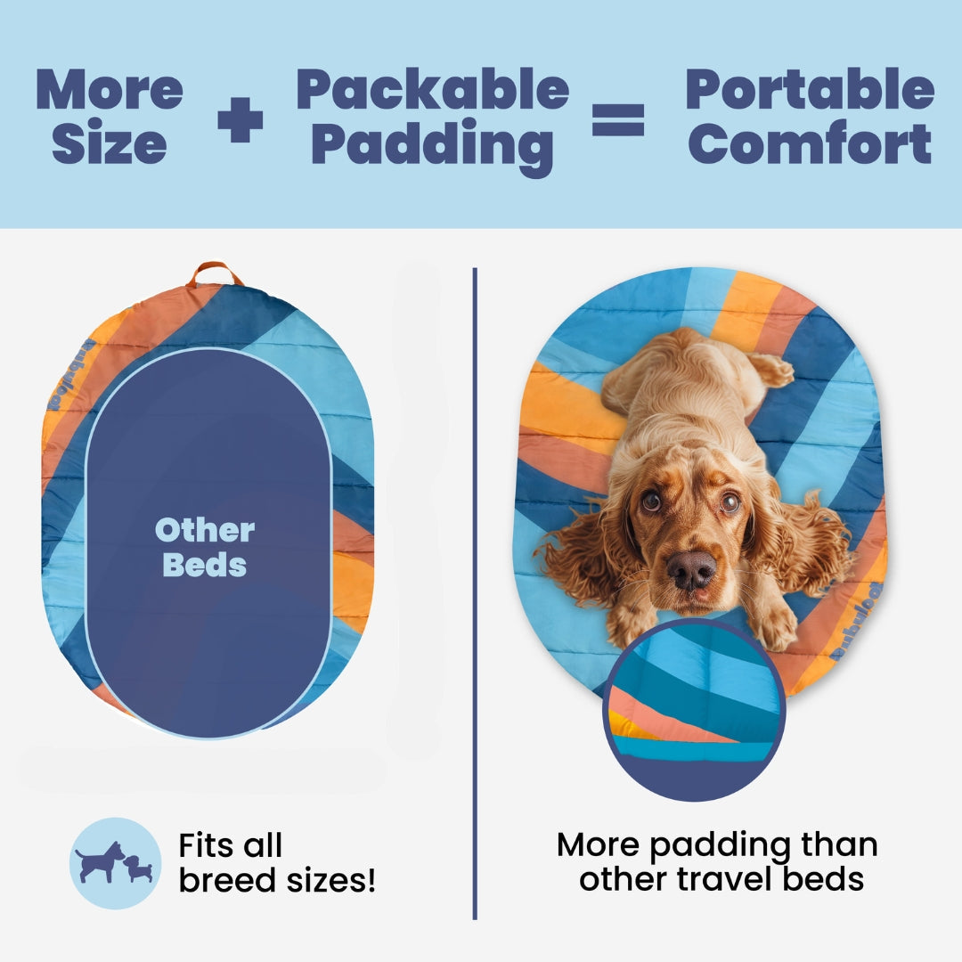 Travel Dog Bed - Foldable & Packable