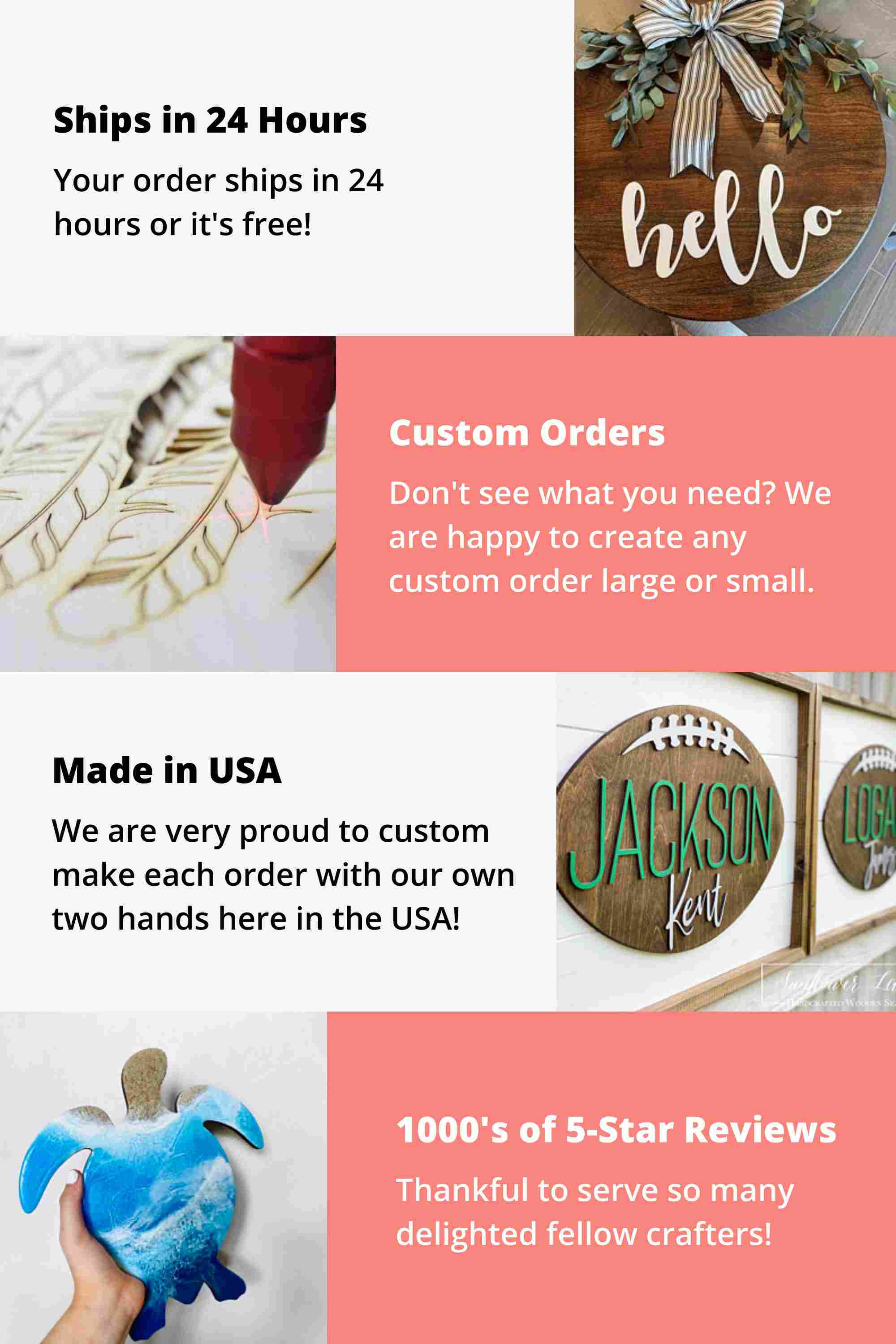 Unfinished Wood Pawprint Heart Shape | Valentine's Day | Pet | DIY Craft Cutout | Up to 46"