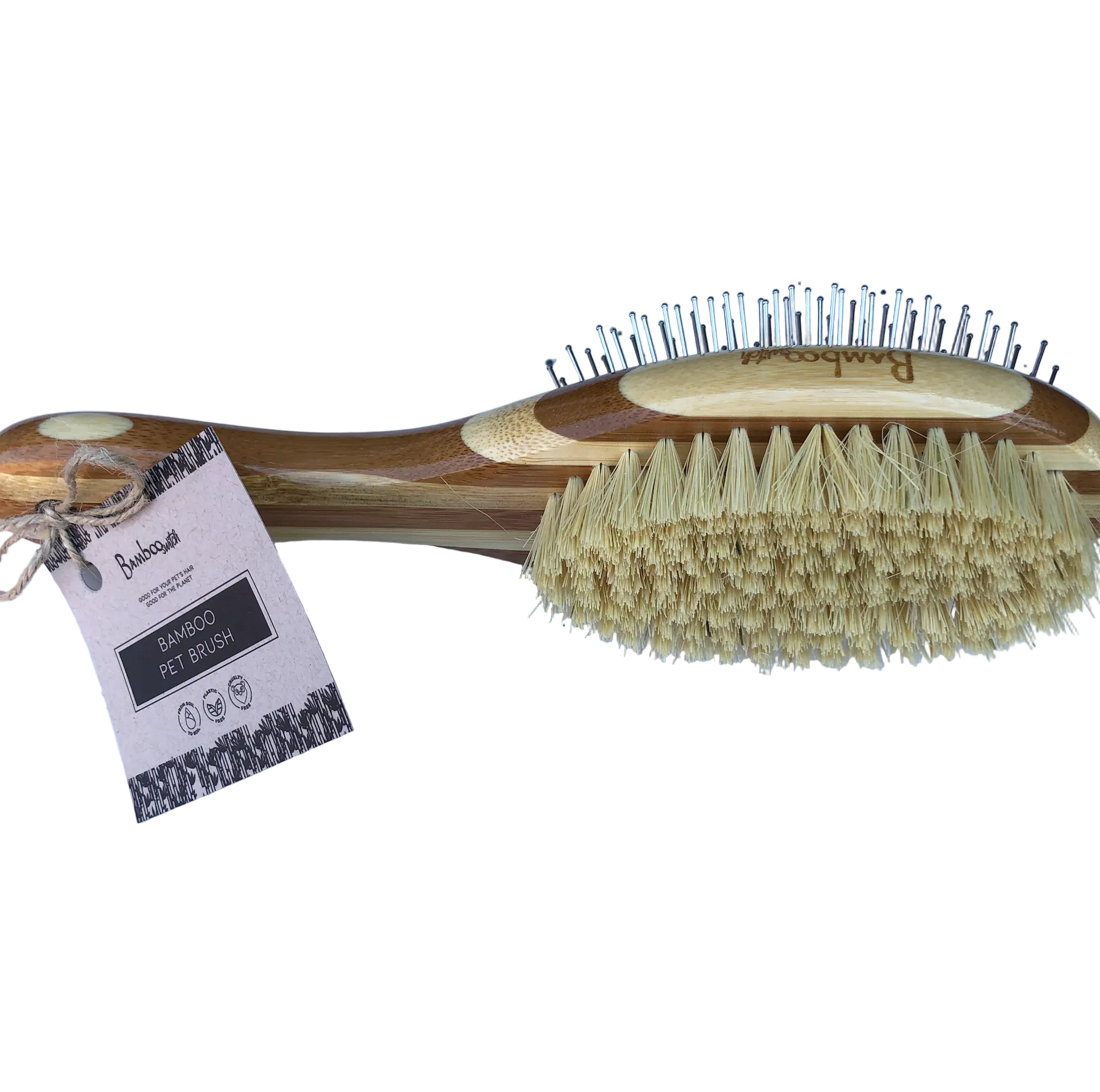 Bamboo Dog & Pet Grooming Brush | Pet Bestseller