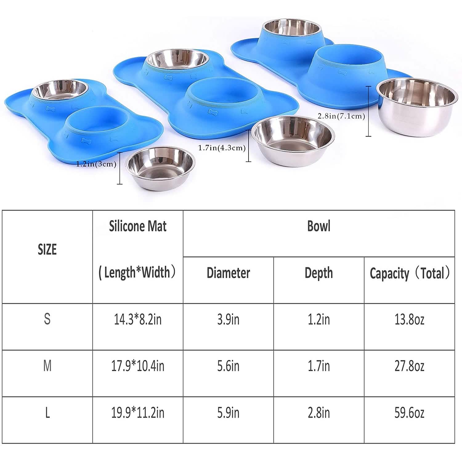 Hubulk 2 Stainless Steel Dog Bowl
